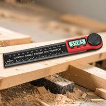 1PC 2-In-1 Digital Angle Meter Inclinometer Digital Angle Ruler Electronic Goniometer Protractor Angle Finder Measuring Tool - A - View 6