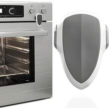 1/2 buah Pengunci Anak, Pengunci Oven Abu-abu, Bahan Tahan Panas, Mudah Dipasang & Digunakan, Tidak Membutuhkan Alat, Mencegah Luka Bakar dan Cocok untuk Penggunaan Oven, Penggunaan Dapur - MultiWarna - View 2