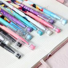 Hasbro 12pcs/Box K-POP Demon Hunter Girl Group Theme Erasable Neutral Pens, Fun Cartoon Design, Smooth Writing, Easy To Erase Clean, High Aesthetic Value, Suitable For Daily Writing And Desktop Decoration, Exquisite Gift Box Packaging, Perfect For Fan Collection, Support, And Holiday Gifts - Upgraded Version - View 8