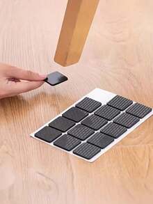 12pcs Non-Slip Furniture Pads, Self-Adhesive Felt Furniture Pads, Trimmable, Anti-Scratch Floor Protection Pads, Suitable For Hardwood Floors, Durable Non-Slip Furniture Pad Rings, Suitable For Appliances, Prevent Damage And Protect Floors - Multicolor - View 5