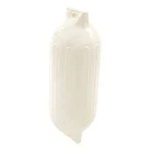White Inflatable Ribbed Boat Fenders, Measuring 68 * 21 Centimeters, Designed For  Vessel Docking. These Pneumatic Boat Bumpers Feature Vertical Ribbed Surface Structure To Boost Shock Absorption And Anti-Slip Performance - Default - View 10