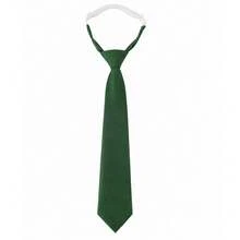 JK Uniform Black Tie Unisex Solid Color No-Knot Suit Shirt Accessory College Style No-Knot Tie - Multicolor - View 16
