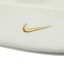 Nike Logo Polyester Outdoor Comfortable Casual Warm Embroidered Knit Beanie Unisex White - White - View 10