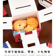 8Pcs Cute Backpack‑Shaped Paper Gift Boxes,4 Assorted Styles Portable Treat Candy Favor Boxes With Handle & Magic Tape Closure For Party Small Goodies Packaging - View 2