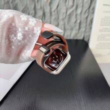 Elegant Elegant Watch Band, Vintage Versatile Plain Texture Folding Magnetic Buckle Design, Suitable For Huawei Fit 5/Fit 4/Fit 3 Sizes, Quick Release Buckle Design, Multi-Function Wristband, Suitable For Men And Women Smart Sports Wear - Multicolor - View 7