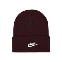 Nike Embroidered Logo Outdoor Casual Sports Warm Comfortable Versatile Beanie Unisex - Burgundy - View 6