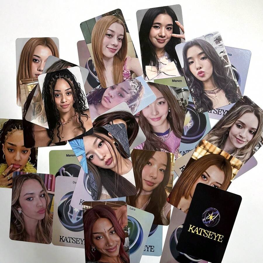 6pcs KAT SEYE "WILD" Album Card PO B-Card Lucky Card Postcard Special Card Cat Pupil Merchandise LO MO Small Card LO MO Collection Small Card Suitable For Decorating Planner - Room Photo Wall - Perfect Holiday Gift This Is An Irresistible Gift - Multicolor - View 1