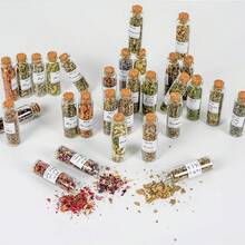 30-Bottle Dried Herbs And Flowers Set For Witchcraft Crafts, Labelled Glass Vials With Gift Box And Decorative Spoon, DIY Ritual Projects, Altar Decor And Botanical Blending For Adults - 30P - View 3