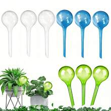 3pcs/1pc Automatic Watering Ball - Automatic Watering System For Indoor Plants And Potted Flowers | Easy-To-Use Plant Waterer, Promotes Healthy Growth, Suitable For Home And Office Gardens, PVC Automatic Watering Ball - Multicolor - View 1
