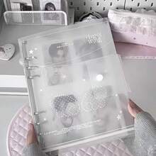 1 cuốn album lưu trữ ảnh A5 trong suốt mờ, binder A5 rời, planner dán sticker, cánh thiên thần, album thẻ cherry, album lưu trữ ảnh lấy liền dung lượng lớn cầm tay, trang trong sách sticker, chất liệu PP độ trong suốt cao, album lưu trữ thẻ K-Pop cho học sinh, sách lưu trữ ảnh postcard, album lưu trữ trang trí bao bì thẻ merchandise, planner tiết kiệm, planner quản lý thời gian và văn phòng phẩm học sinh, đồ dùng học tập học kỳ mới - Tạp chí - Xem 5