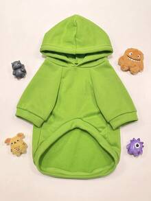 LUCKIE PAL 1 buah Hoodie Hewan Peliharaan Bergambar Monster Lucu, Cocok untuk Anjing Chihuahua dan Anjing Kecil, Lapisan Dasar Pelindung Kutu Fisik untuk Hewan Peliharaan Anjing, Rompi Modis untuk Kucing dan Anjing, Dalam dan Luar Ruangan - MultiWarna - View 7