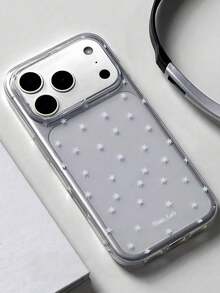 Sparkling Starlight Clear Phone Case, Compatible With 17 Pro Max/16/15/14/13/12 Pro Max/11, Cute Dreamy Glitter Shockproof Protective Cover, Korean Style Gift - The Screen Is Full Of White Stars - View 3