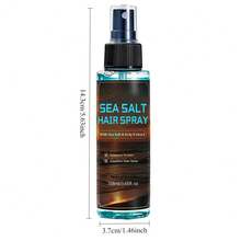 Sea Salt Styling Spray, Volumizing Hair Spray, Hair Styling, Hair Spray, Refreshing And Moisturizing, Create Voluminous Hair, Natural Shine, Look More Refreshed, Essential For Slouchy People, Suitable For All Hair Types, Unisex, Christmas Gift 108ml - Sea Salt Hair Styling Spray - View 9