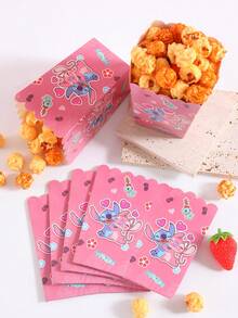 6pcs/12pcs/24pcs Anime Cartoon Theme Party Candy Boxes, Theme Party Gift Boxes, Candy & Cookie Boxes, Party Gift Bags, Party Gift Boxes, Suitable For Birthday Party, Candy And Popcorn Box Decoration, Back To School Season Party, Holiday Essential Party Supplies - Multicolor - View 3