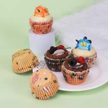 150 Halloween Cupcake Liners, 6 Patterns, Standard Cupcake Paper, Suitable For Halloween Party, Used For Making Cakes And Dessert Decoration - Multicolor - View 2