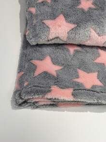 Autumn/Winter Girls' Fashion Warm Star Pattern Double-Sided Velvet Pants, Suitable For Home Leisure Wear, Girls' Pajama Pants - Grey - View 8