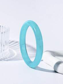 1 buah Gelang Resin Bulat untuk Wanita, Gaya Cina Baru, Aneka Warna, Pelangi - gelang - View 7