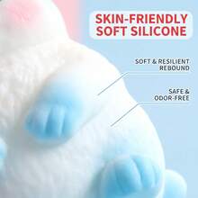 DAFENNI 1pc Random Cute Cat Squishy Toy, Collectible Blind Box Squeeze Toy, 6 Styles Available, Stress Relief Fingertip Toy, Anti-Anxiety Desktop Decompression Toy Gift - Multicolor - View 6