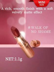 Charlotte Tilbury CT Modern Matte Lip Gloss 1.1g Matte Lip Glaze Lipstick Small Gold Tube[Mini Size] - Hickey 1.1g - View 1