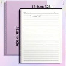 Gradient Notebook, B5 Thick Bound Notebook, Diary, Suitable For Office, Study And Journaling - B5 - View 3
