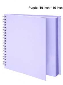 10 Inch Photo Album, Scrapbook, DIY Photo Album, 8 Inch, 7 Inch, Wedding Photo Album, Family Photo Album, Graduation Photo Album, Commemorative Photo Album, For Friends, Family, Classmates, Holiday Party Commemorative Album - Square Style - View 14