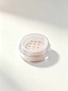 Sealed Leak-Proof Loose Powder Dispenser Box, 1/12/36pcs 10ML High Transparency Plastic Minimalist Transparent No Pattern Round Wide Mouth With 9-Grid Powder Sieve Spiral Sealed Lid And Flocked Powder Puff, Portable Makeup Refill Storage Empty Powder Jar For Travel, Daily Makeup DIY Storage - Multicolor - View 6