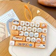 Buku Harian Hewan Kartun Kelinci Stroberi Gantungan Kunci Keyboard 26 Tombol Penghilang Stres Mainan Siswa Dekorasi Buku - Berbagai warna - gaya acak 1 buah - View 7