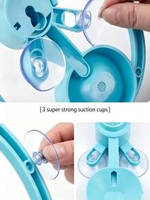 New Adjustable Height Automatic Pet Water Dispenser, No Filter/No Power Required, Automatic Water Flow, Bottom Equipped With Super Strong Suction Cup And Anti-Slip Pad To Prevent Pet From Knocking Over During Play - 1L - View 3