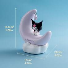 MINISO X Sanrio Officially Licensed Cinnamoroll Kuromi LED Starry Night Light, USB-C Rechargeable, 3 Lighting Modes, Portable Dimmable Bedside LED Lamp, Cute Gift For Boys And Girls, Room Decor - Kuromi-purple - View 7