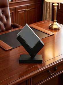Industrial Style Creative Business Card Holder, Desktop Card Display Stand, Minimalist Design Office Organizer, Suitable For Office/Workstation Decor - Multi-color - View 1