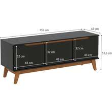 Television Stands & Entertainment Centers - Black - View 3