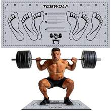 Non-Slip Squat Training Mat, Helps Improve Exercise Efficiency, Non-Slip, Soft And Elastic, Easy To Clean And Store, Suitable For Gym Workouts And Home Exercise, Indoor/Outdoor Activities, Suitable For Yoga - Multicolor - View 16