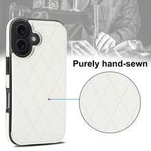 WEFOR Wallet Phone Case For Galaxy S26 S25 S24 S23 S22 Ultra Plus S25EDGE 24 FE, Multi-Card Slot Design, Magnetic Clasp, Built-In Stand, Shockproof Protection Cover, Compatible With IPhone 17 AIR 16e 16 15 14 13 12 11 Pro Max XR XS MAX, Magnetic Design, RFID Anti-Theft Card Slot, Magnetic Phone Protective Case, Shockproof, Unisex - White - View 7