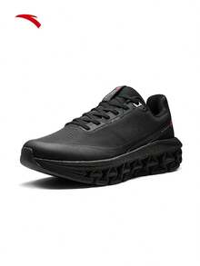 Sepatu Jogging Pria FOLD Origami dengan Bantalan Terstruktur dan Jaring Bernapas - Hitam - View 5