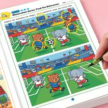 Toddler Find The Difference Activity Book, Preschool Learning Observation Training Busy Book, Workbook, Educational Book, Coloring Book, Birthday Gift - Multicolor - View 10