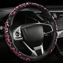 女款時尚禮品車內裝飾 高端水鑽閃亮耐用 ABS 材質 2件/3件夾式車用方向盤配件 女用汽車用品 女用汽車配件 適用於 Corolla、卡車、廂型車及所有其他車型 - 彩色閃鑽 - 查看 24