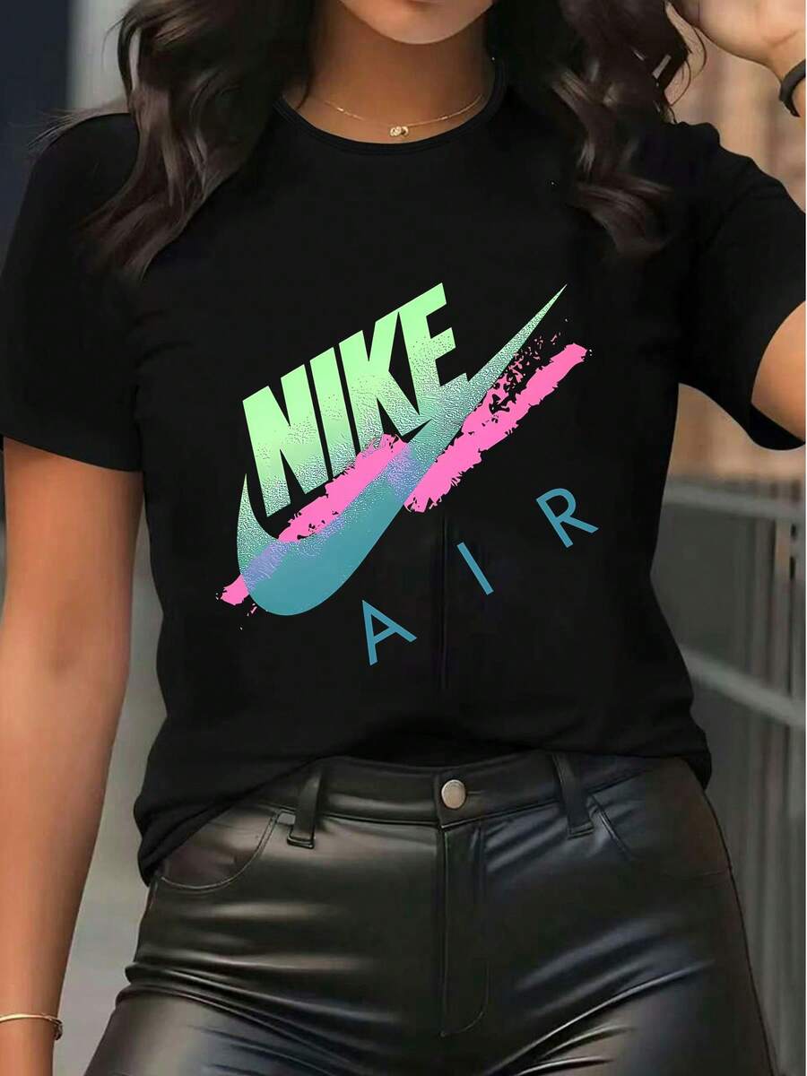 Women T-Shirts - 黑色 - 查看 1