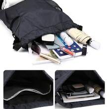 1pc Large Capacity Solid Color Basketball Backpack, Durable Sports Gear Storage Bag For Basketball, Football, Sneakers, Towel, Water Bottle - Multicolor - View 4