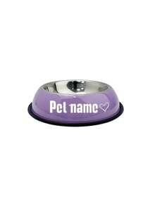 Personalized Stainless Steel Dog Bowl With Non Slip Bottom, Dog Bowl For Small Medium & Large Dogs, Custom Pet Name Dog Feeding Bowl For Food & Water - Multicolor - View 18