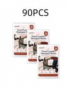 Multi-Specification Travel Laundry Sheets, Portable Laundry Sheets, Disposable Sheets, Travel Use, Stain Removal, Odor Removal, Antibacterial, Deodorizing, Home Use, Machine Wash And Hand Wash Compatible, Daily Essential, Gentle And Soft, Instant Effect With Water, Commercial And Home Use - Portable Laundry Detergent Sheets for Travel - View 12