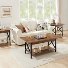 Pedestal Tables - Brown - View 7