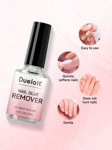 Nail Glue Remover Glue 15ml For False Nails, Press On Nails Glue Remover For Fake Nail Tips Acrylic Nail Adhesive Remover - 15ml - View 3