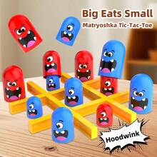 Children's Tic Tac Toe Intelligence Game, Parent-Child Interactive Fun Toy, Montessori Teaching Tool Shape Recognition, Intelligence Development Puzzle Toy, Birthday Party Gift, Christmas Gift - Multicolor - View 9