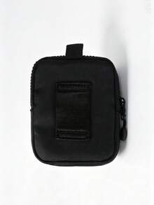 1pc Small Storage Pouch With Front Zipper Compartment, Outdoor Portable Key Earphone Coin Purse Hanging Bag - Multicolor - View 6