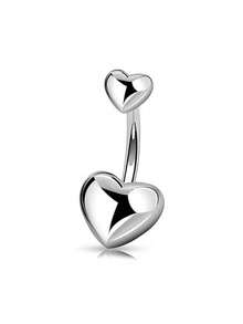 5pcs Elegant Multi-Style Rhinestone Belly Button Rings, Suitable For Daily Wear And Summer Beach Body Piercing Jewelry, Exquisite Sparkling Piercing Jewelry Set - Silver - View 5