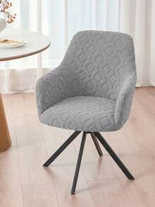 1pc Solid Color Nordic Style Armchair Cover, Home Decor Dining Chair Slipcover, All Season, Washable & Removable, Suitable For Kitchen, Wedding, Hotel - Multicolor - View 4