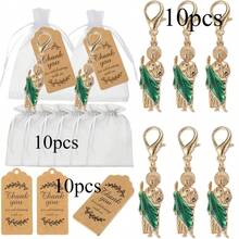 30pcs St. Jude Religious Gift Party Keychain Set, St. Jude Pendant Decorative Keychains, Baptism Party Decoration Keychains & Halloween - Multicolor - View 8