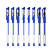 20pcs Blue & Black Minimalist Classic Neutral Pens 0.5mm Bullet Tip, Suitable For Office, Students, Daily Writing, Signing, Practice - Sets - View 7