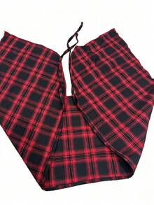1 pieza Vestido camisa a cuadros vintage para mujer, largo con cintura alta, línea A y dobladillo asimétrico, con cinturón ajustable, estilo versátil para combinar con todo, adecuado para el Día de San Valentín, boda, Navidad, regreso a la escuela, Día del Padre, boda, carnaval, boda, suministros de boda para novia de playa, regalo, despedida de soltera, viaje, maestro, estudiante, vacaciones. - Multicolor - Ver 8