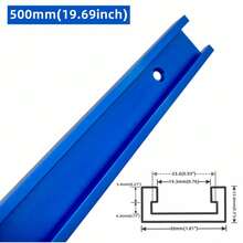 T30 T-Shaped Track Groove, Aluminum Alloy Woodworking Groove, Suitable For DIY Table Saw, Sturdy And Durable Slanted Rod Slider - T30 - View 10